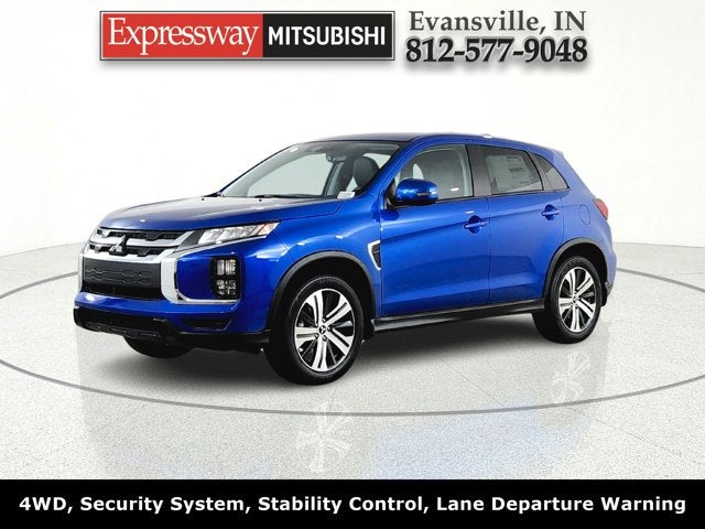 2026 Mitsubishi Outlander Sport SE in Octane Blue Metallic — front three-quarter view