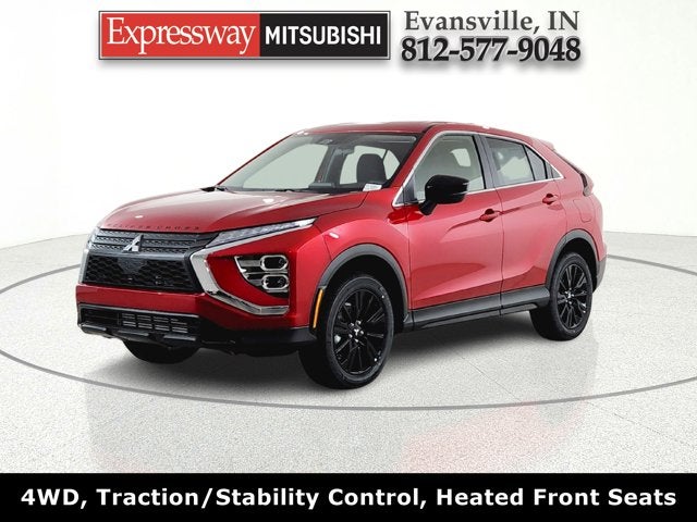 2026 Mitsubishi Eclipse Cross LE in Red Diamond — front three-quarter view