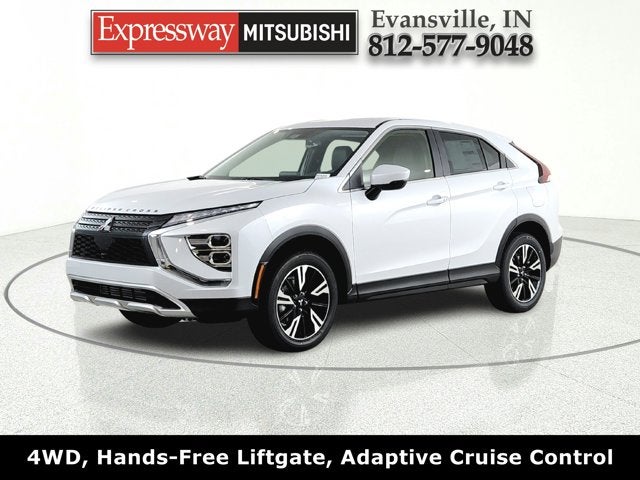 2026 Mitsubishi Eclipse Cross SE in White Diamond — front three-quarter view